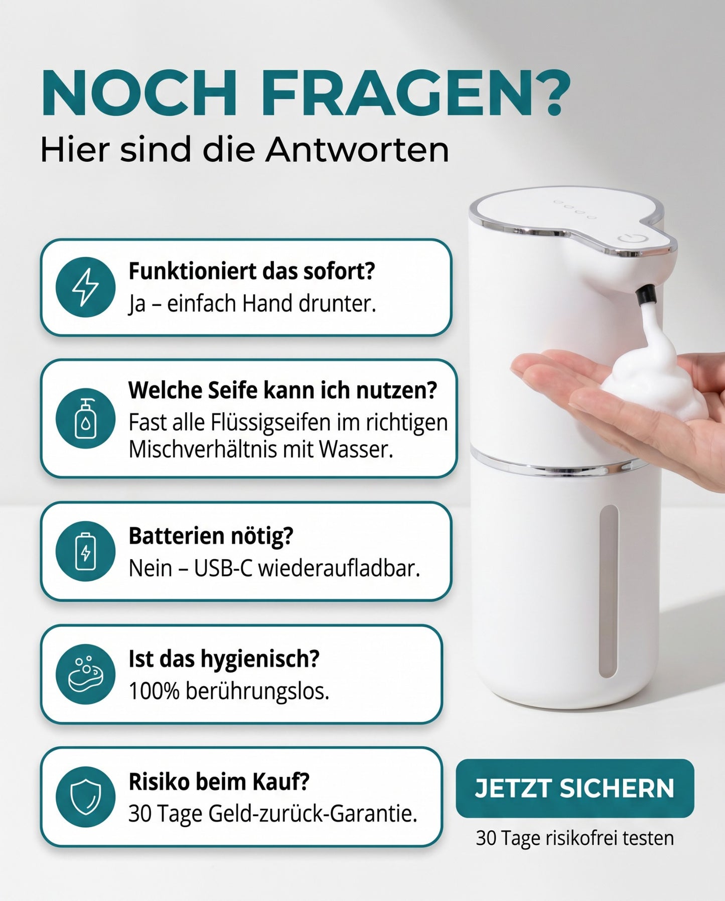 Malouvie™ Pro - Sensor-Schaumseifenspender XL