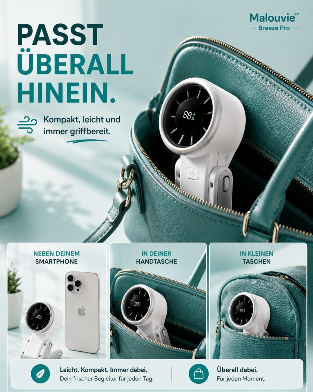 Breeze™ Pro - Mini-Ventilator für eine frische Brise
