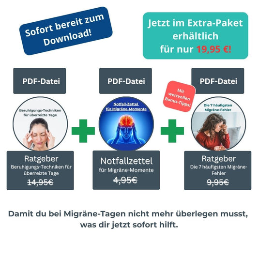 Sofort-Download: Deine Notfall-Absicherung für Migräne-Tage (3 PDF's)