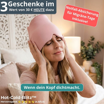 Hot-Cold-Blitz™ – die entspannende Kühl- & Wärmekappe