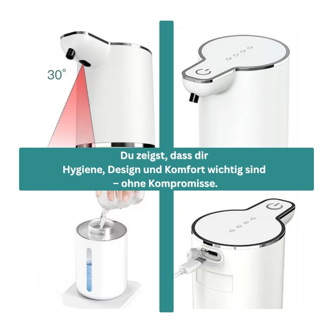 Malouvie™ Sensor-Schaumseifenspender XL - Feines Händewaschen ohne Anfassen