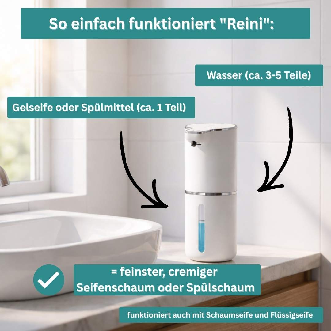 Reini™ - Sensor-Schaumseifenspender XL - bessere Handhygiene ohne Anfassen