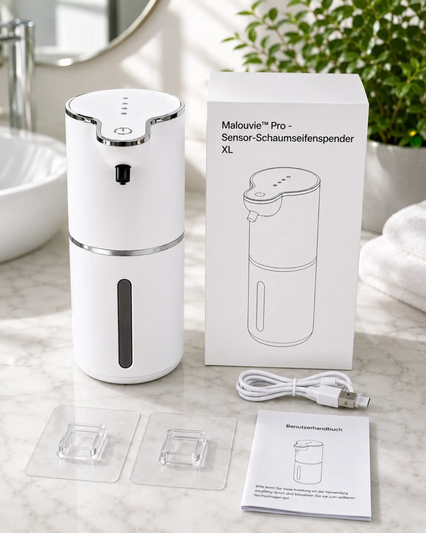 Malouvie™ Reini Pro – Automatischer Schaumseifenspender mit XL-Tank