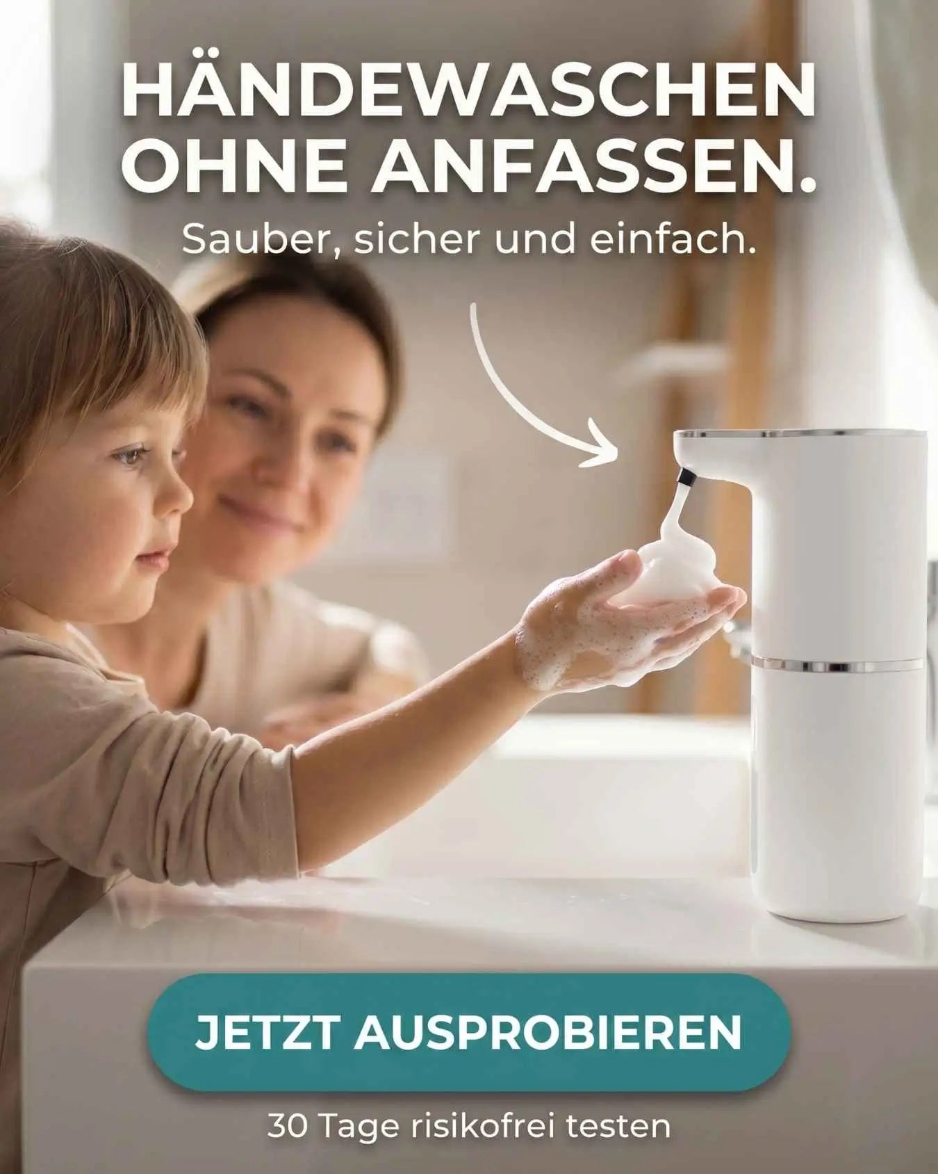 Malouvie™ Reini Pro – Automatischer Schaumseifenspender mit XL-Tank